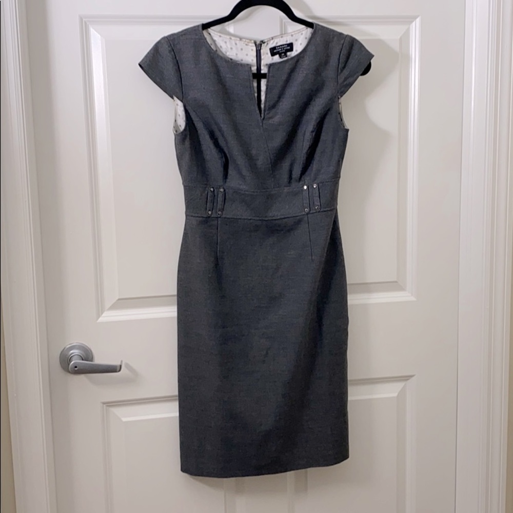 Tahari Cap-sleeve Dress